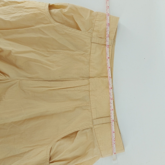 Free People Menorca Cropped Wide Leg Pants  Gosling Khaki Size 4 - Picture 9 of 13